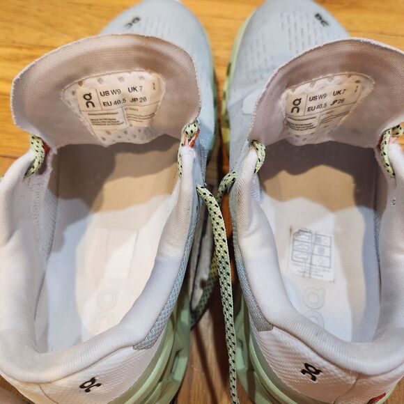 OnCloud Cloudmonster in Glacier/Meadow Excellent Condition, Sz Women's 9 - Picture 4 of 10